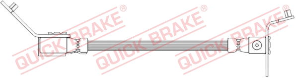 Bremsschlauch mitte QUICK BRAKE 26.700 von QUICK BRAKE