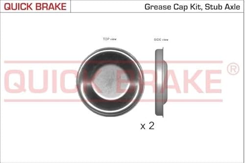 QUICK BRAKE Kappe Radlager 9826K 206 Schrägheck (2A/C) 64mm von QUICK BRAKE