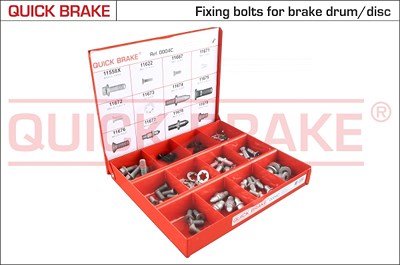 Quick Brake Befestigungsschrauben für Bremstrommel/Scheibe [Hersteller-Nr. 0004C] von QUICK BRAKE