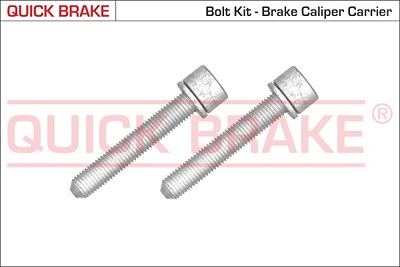 Quick Brake Bolzensatz, Bremssattel Halter [Hersteller-Nr. 11611K] für Audi, Cupra, Seat, Skoda, VW von QUICK BRAKE