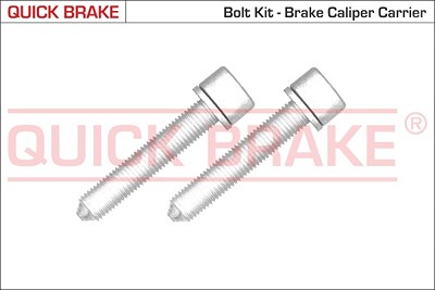 Quick Brake Bolzensatz, Bremssattel Halter [Hersteller-Nr. 11612K] für Skoda, VW von QUICK BRAKE