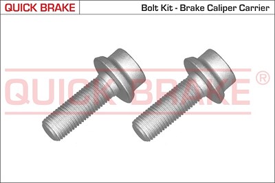 Quick Brake Bolzensatz, Bremssattel Halter [Hersteller-Nr. 11630K] für Audi, Mercedes-Benz, VW von QUICK BRAKE