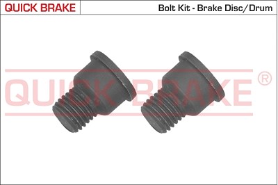 Quick Brake Bolzensatz, Bremsscheibe/Trommel [Hersteller-Nr. 11664K] für Audi, Mercedes-Benz, Porsche, VW von QUICK BRAKE