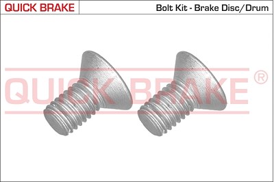 Quick Brake Bolzensatz, Bremsscheibe/Trommel [Hersteller-Nr. 11669K] für Mini, Land Rover von QUICK BRAKE