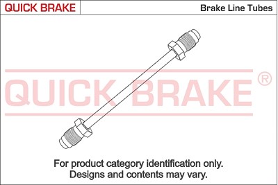 Quick Brake Bremsleitung mit Verschraubungen [Hersteller-Nr. CN-1000A-A] für Citroën, Volvo, Peugeot, Mitsubishi, Ford, VW, Audi, BMW, Alfa Romeo, Saa von QUICK BRAKE