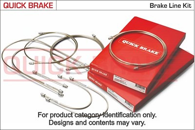 Quick Brake Bremsleitungssatz (4-Teilig) [Hersteller-Nr. CN-BM161] für BMW von QUICK BRAKE