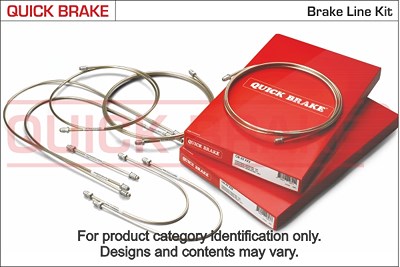 Quick Brake Bremsleitungssatz [Hersteller-Nr. CN-FI607] für Citroën, Fiat, Peugeot von QUICK BRAKE