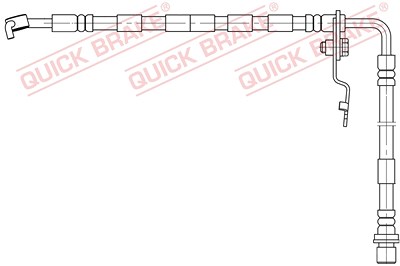 Quick Brake Bremsschlauch [Hersteller-Nr. 50.893] für Mazda von QUICK BRAKE