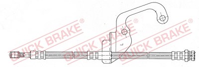 Quick Brake Bremsschlauch [Hersteller-Nr. 59.922] für Hyundai, Mitsubishi von QUICK BRAKE