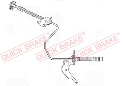 Quick Brake Bremsschlauch [Hersteller-Nr. 59.959X] für Opel von QUICK BRAKE