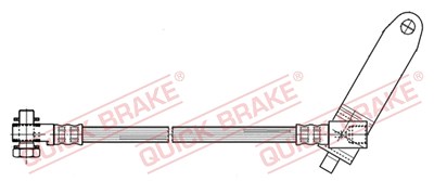 Quick Brake Bremsschlauch [Hersteller-Nr. 59.979X] für Ford von QUICK BRAKE