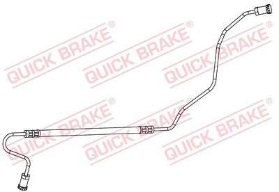 Quick Brake Bremsschlauch [Hersteller-Nr. 96.018] für Citroën, Peugeot von QUICK BRAKE