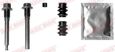 Quick Brake Führungshülsensatz, Bremssattel [Hersteller-Nr. 113-1373X] für Daihatsu, Isuzu, Mitsubishi, Opel, Vauxhall von QUICK BRAKE