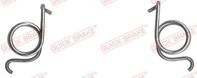 Quick Brake Handbremsfedersatz, Bremssattel [Hersteller-Nr. 113-0506] für Mazda von QUICK BRAKE