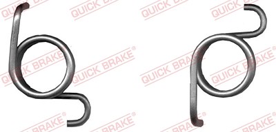 Quick Brake Handbremsfedersatz, Bremssattel [Hersteller-Nr. 113-0514] für Honda von QUICK BRAKE