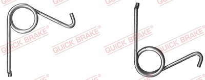 Quick Brake Handbremsfedersatz, Bremssattel [Hersteller-Nr. 113-0522] für Abarth, Citroën, Fiat, Ford, Lancia, Opel, Peugeot von QUICK BRAKE