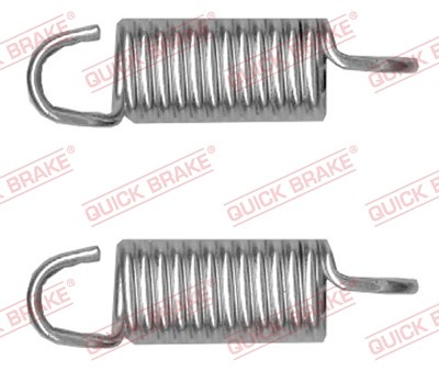 Quick Brake Handbremsfedersatz, Bremssattel [Hersteller-Nr. 113-0525] für Alfa Romeo, Chrysler, Citroën, Dodge, Fiat, Ford, Lancia, Opel, Peugeot, Ren von QUICK BRAKE