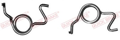 Quick Brake Handbremsfedersatz, Bremssattel [Hersteller-Nr. 113-0528] für Ford, Mazda, Volvo von QUICK BRAKE