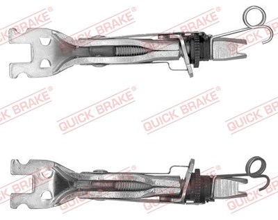 Quick Brake Nachstellersatz, Trommelbremse [Hersteller-Nr. 10153002] für Alfa Romeo, Citroën, Dacia, Ds, Fiat, Lada, Lancia, Mercedes-Benz, Peugeot, R von QUICK BRAKE