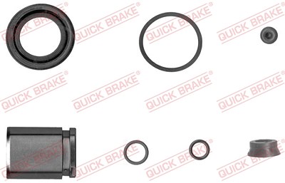 Quick Brake Reparatursatz inkl. Kolben, Bremssattel [Hersteller-Nr. 114-5006] für Fiat, Ford, Citroën, VW, Nissan, Volvo, Audi, Lancia, Seat, Skoda, O von QUICK BRAKE