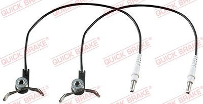 Quick Brake Warnkontaktsatz für Achse, Bremsbelag [Hersteller-Nr. WS0186A] für Citroën, Fiat, Peugeot von QUICK BRAKE