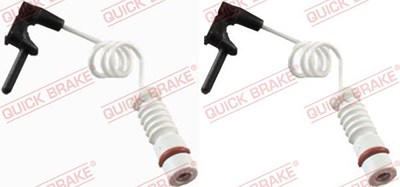 Quick Brake Warnkontaktsatz für Achse, Bremsbelag [Hersteller-Nr. WS0209A] für Mercedes-Benz von QUICK BRAKE