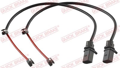 Quick Brake Warnkontaktsatz für Achse, Bremsbelag [Hersteller-Nr. WS0379A] für Audi von QUICK BRAKE