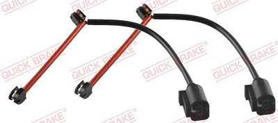 Quick Brake Warnkontaktsatz für Achse, Bremsbelag [Hersteller-Nr. WS0393A] für Audi, Porsche von QUICK BRAKE