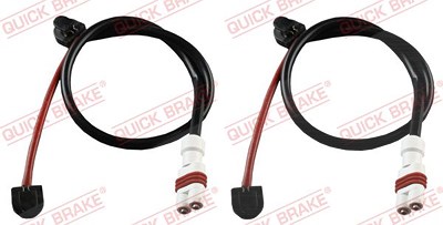 Quick Brake Warnkontaktsatz für Achse, Bremsbelag [Hersteller-Nr. WS0398A] für Porsche von QUICK BRAKE