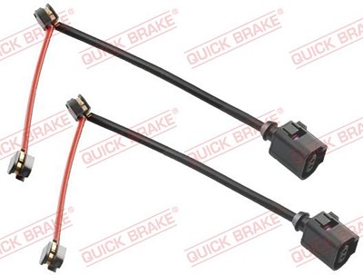 Quick Brake Warnkontaktsatz für Achse, Bremsbelag [Hersteller-Nr. WS0410A] für Porsche von QUICK BRAKE