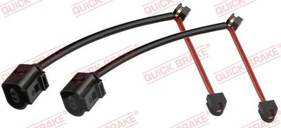 Quick Brake Warnkontaktsatz für Achse, Bremsbelag [Hersteller-Nr. WS0480A] für Porsche von QUICK BRAKE