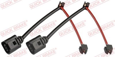 Quick Brake Warnkontaktsatz für Achse, Bremsbelag [Hersteller-Nr. WS0481A] für Audi, Porsche von QUICK BRAKE