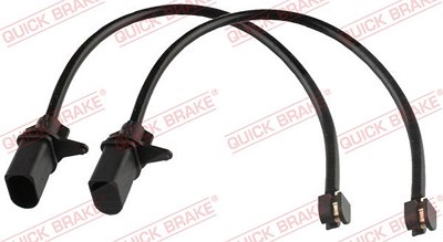 Quick Brake Warnkontaktsatz für Achse, Bremsbelag [Hersteller-Nr. WS0487A] für Audi von QUICK BRAKE