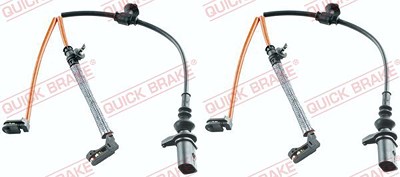 Quick Brake Warnkontaktsatz für Achse, Bremsbelag [Hersteller-Nr. WS0489A] für Audi, Bentley von QUICK BRAKE