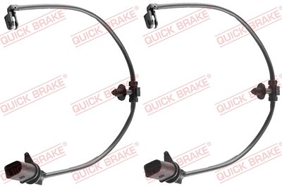 Quick Brake Warnkontaktsatz für Achse, Bremsbelag [Hersteller-Nr. WS0493A] für VW von QUICK BRAKE