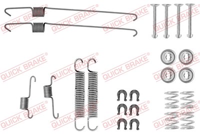 Quick Brake Zubehörsatz, Bremsbacken [Hersteller-Nr. 105-0001] für Suzuki, Daihatsu, Subaru von QUICK BRAKE