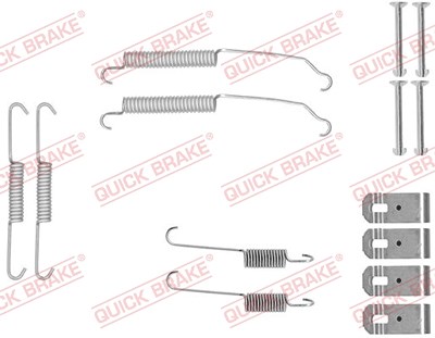 Quick Brake Zubehörsatz, Bremsbacken [Hersteller-Nr. 105-0015] für Mazda, Toyota von QUICK BRAKE