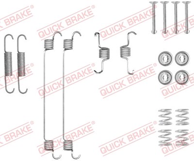 Quick Brake Zubehörsatz, Bremsbacken [Hersteller-Nr. 105-0018] für Kia, Nissan, Renault von QUICK BRAKE