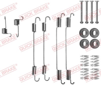 Quick Brake Zubehörsatz, Bremsbacken [Hersteller-Nr. 105-0021] für Dacia, Lada, Renault von QUICK BRAKE