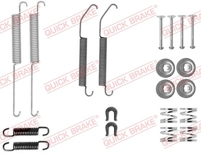 Quick Brake Zubehörsatz, Bremsbacken [Hersteller-Nr. 105-0033] für Citroën, Mitsubishi, Nissan, Peugeot von QUICK BRAKE