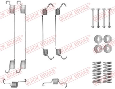 Quick Brake Zubehörsatz, Bremsbacken [Hersteller-Nr. 105-0034] für Fiat, Nissan, Suzuki von QUICK BRAKE