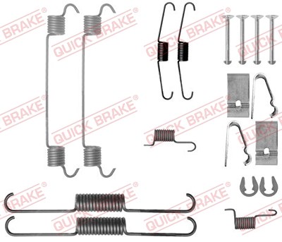 Quick Brake Zubehörsatz, Bremsbacken [Hersteller-Nr. 105-0038] für Subaru, Suzuki von QUICK BRAKE