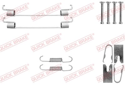 Quick Brake Zubehörsatz, Bremsbacken [Hersteller-Nr. 105-0040] für Renault, Seat, Ford, Dacia, VW, Smart von QUICK BRAKE