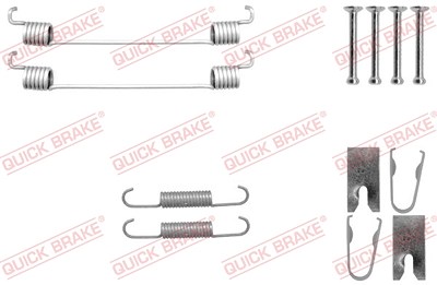 Quick Brake Zubehörsatz, Bremsbacken [Hersteller-Nr. 105-0042] für Lada, Fiat, Renault, Nissan, Toyota von QUICK BRAKE