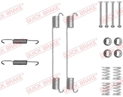 Quick Brake Zubehörsatz, Bremsbacken [Hersteller-Nr. 105-0048] für Ford, Nissan von QUICK BRAKE