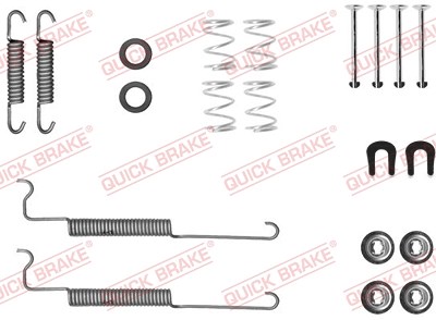 Quick Brake Zubehörsatz, Bremsbacken [Hersteller-Nr. 105-0049] für Chevrolet, Ssangyong von QUICK BRAKE