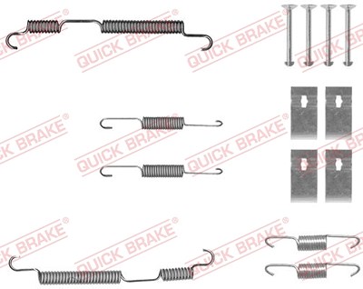 Quick Brake Zubehörsatz, Bremsbacken [Hersteller-Nr. 105-0050] für Opel, Kia von QUICK BRAKE