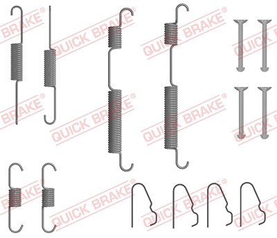 Quick Brake Zubehörsatz, Bremsbacken [Hersteller-Nr. 105-0054] für Hyundai, Kia, Opel von QUICK BRAKE