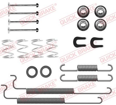 Quick Brake Zubehörsatz, Bremsbacken [Hersteller-Nr. 105-0055] für Chevrolet von QUICK BRAKE