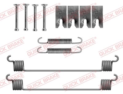 Quick Brake Zubehörsatz, Bremsbacken [Hersteller-Nr. 105-0056] für Audi, Cupra, VW, Skoda von QUICK BRAKE